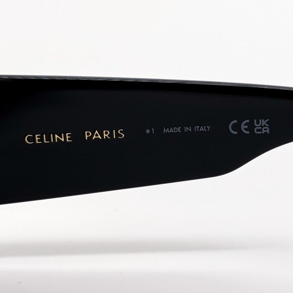 NEW CL40305U 01A OVERSIZED BLACK WOMEN SUNGLASSES CELINE CL40305U - Picture 13 of 14